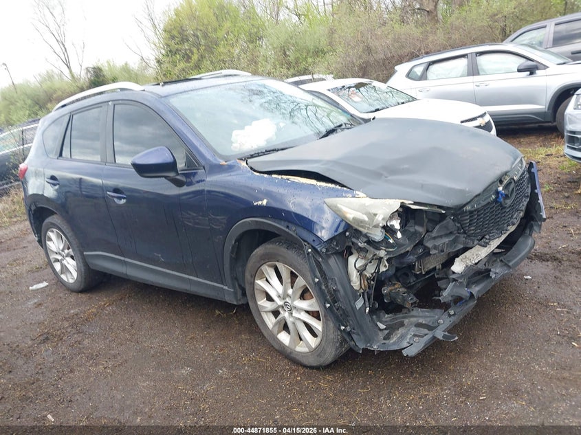 2014 Mazda Cx-5 VIN JM3KE2DY7E0331064 IAAI salvage auction — FRONT END, Wait Title, sold $675 on 2026-07-31 (photo 1)