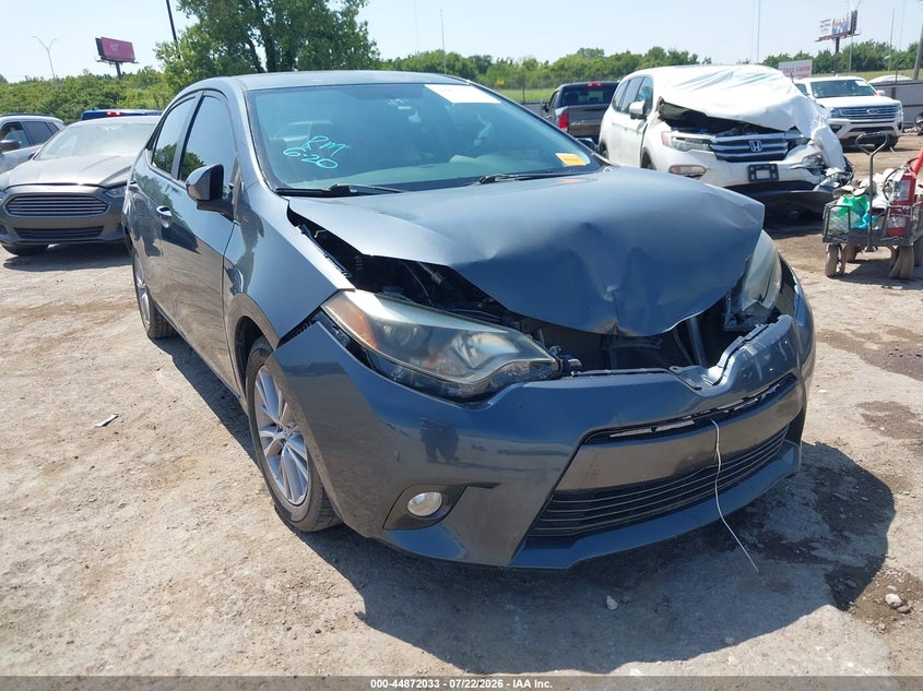 2015 Toyota Corolla VIN 5YFBURHE0FP296119 IAAI salvage auction — FRONT END, Clear (Oklahoma), sold $325 on 2026-07-29 (photo 1)