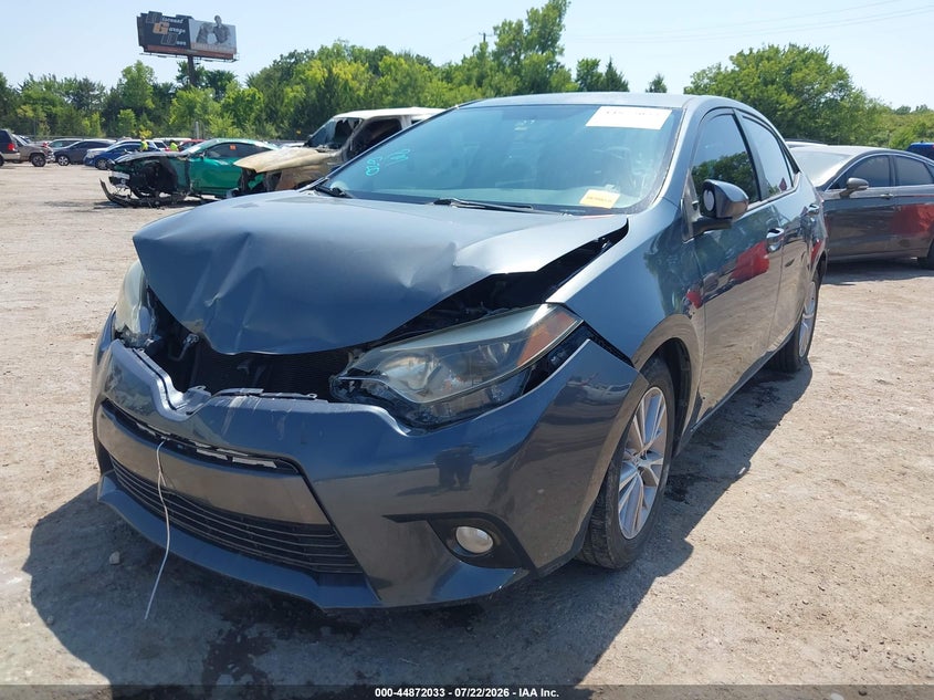 2015 Toyota Corolla VIN 5YFBURHE0FP296119 IAAI salvage auction — FRONT END, Clear (Oklahoma), sold $325 on 2026-07-29 (photo 2)