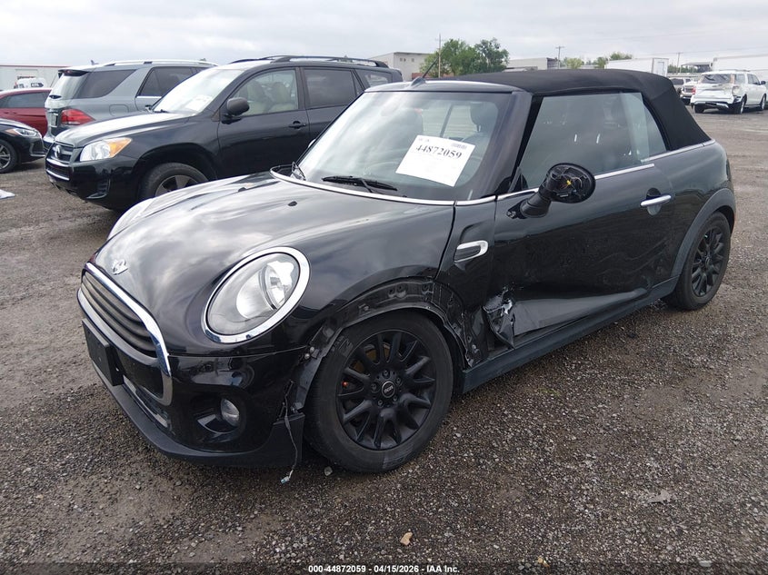 2016 Mini Convertible VIN WMWWG5C50G3C18975 IAAI salvage auction — SIDE, Salvage Title, sold $1,550 on 2026-08-01 (photo 2)