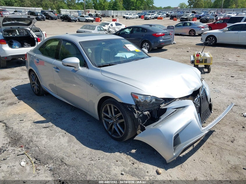 2015 Lexus Is VIN JTHBF1D20F5056135 IAAI salvage auction — FRONT END, Salvage (Georgia), sold $4,650 on 2026-07-22 (photo 1)