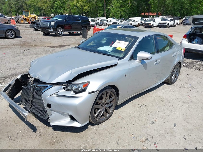 2015 Lexus Is VIN JTHBF1D20F5056135 IAAI salvage auction — FRONT END, Salvage (Georgia), sold $4,650 on 2026-07-22 (photo 2)