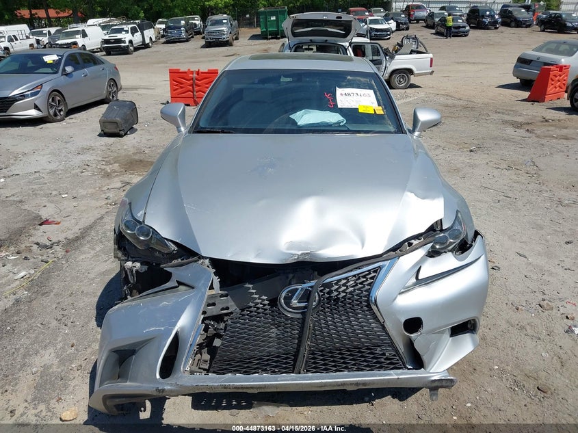 2015 Lexus Is VIN JTHBF1D20F5056135 IAAI salvage auction — FRONT END, Salvage (Georgia), sold $4,650 on 2026-07-22 (photo 6)