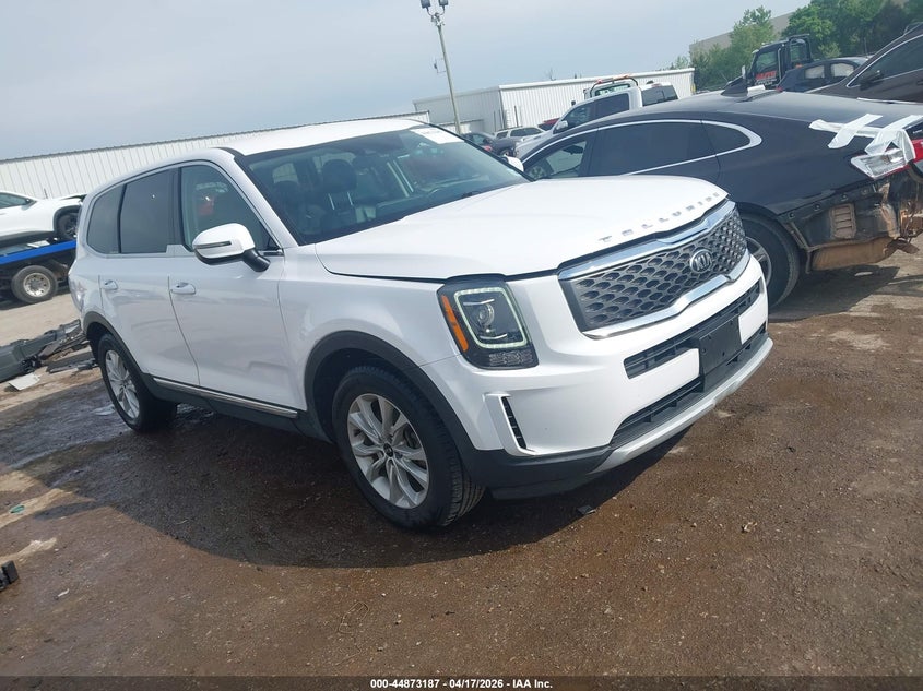 2021 Kia Telluride VIN 5XYP2DHC2MG147385 IAAI salvage auction — REAR END, Clear (Oklahoma), sold $9,200 on 2026-07-15 (photo 1)
