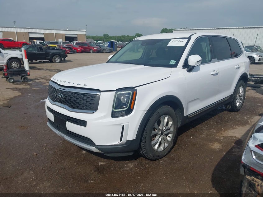 2021 Kia Telluride VIN 5XYP2DHC2MG147385 IAAI salvage auction — REAR END, Clear (Oklahoma), sold $9,200 on 2026-07-15 (photo 2)