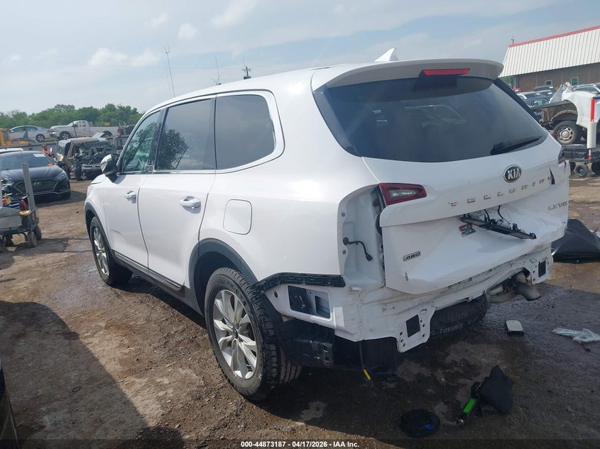 2021 Kia Telluride VIN 5XYP2DHC2MG147385 IAAI salvage auction — REAR END, Clear (Oklahoma), sold $9,200 on 2026-07-15 (photo 3)