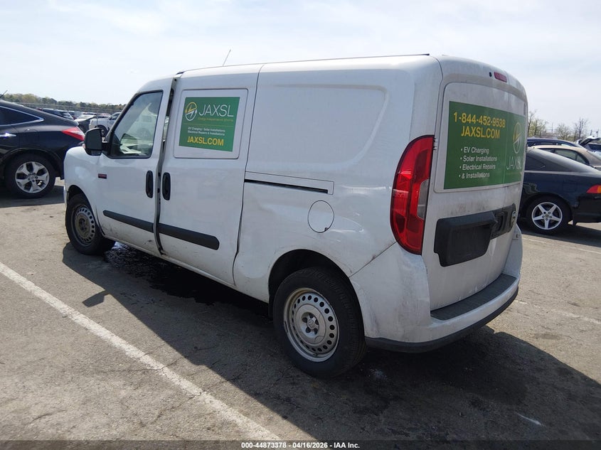 2022 Ram Promaster city VIN ZFBHRFAB9N6W29596 IAAI salvage auction — FRONT END, Salvage (New Jersey), sold $1,700 on 2026-08-17 (photo 3)