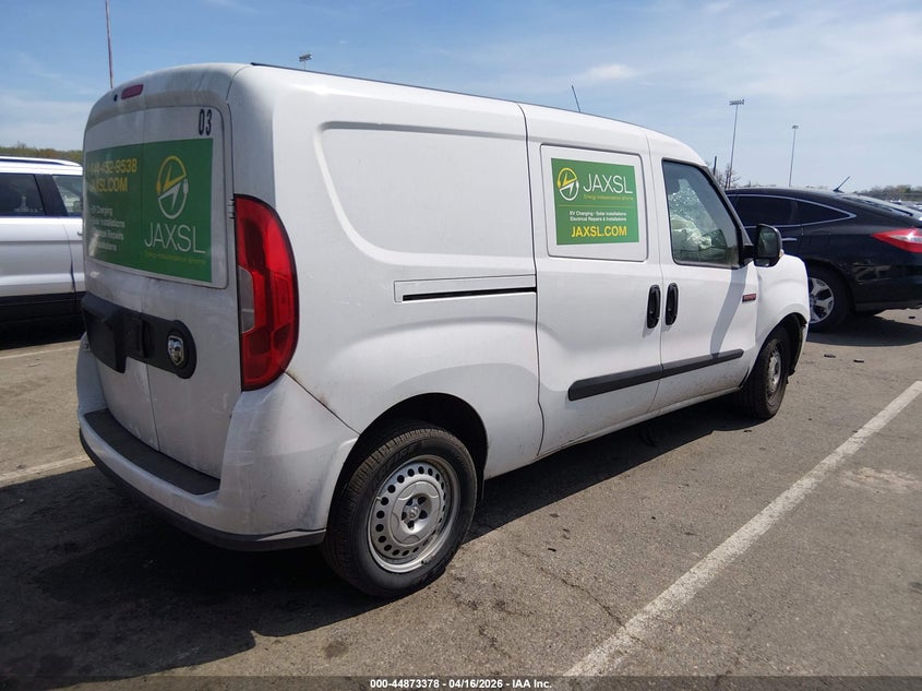 2022 Ram Promaster city VIN ZFBHRFAB9N6W29596 IAAI salvage auction — FRONT END, Salvage (New Jersey), sold $1,700 on 2026-08-17 (photo 4)