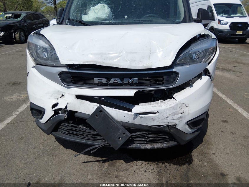 2022 Ram Promaster city VIN ZFBHRFAB9N6W29596 IAAI salvage auction — FRONT END, Salvage (New Jersey), sold $1,700 on 2026-08-17 (photo 6)