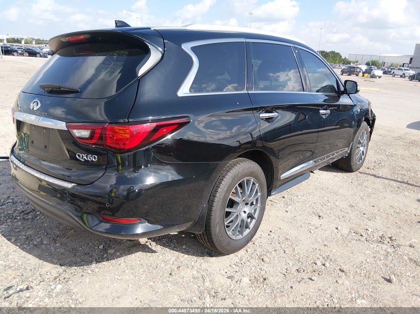 2019 Infiniti Qx60 VIN 5N1DL0MN4KC507432 IAAI salvage auction — RIGHT FRONT, Original (Texas), sold $2,675 on 2026-07-09 (photo 4)