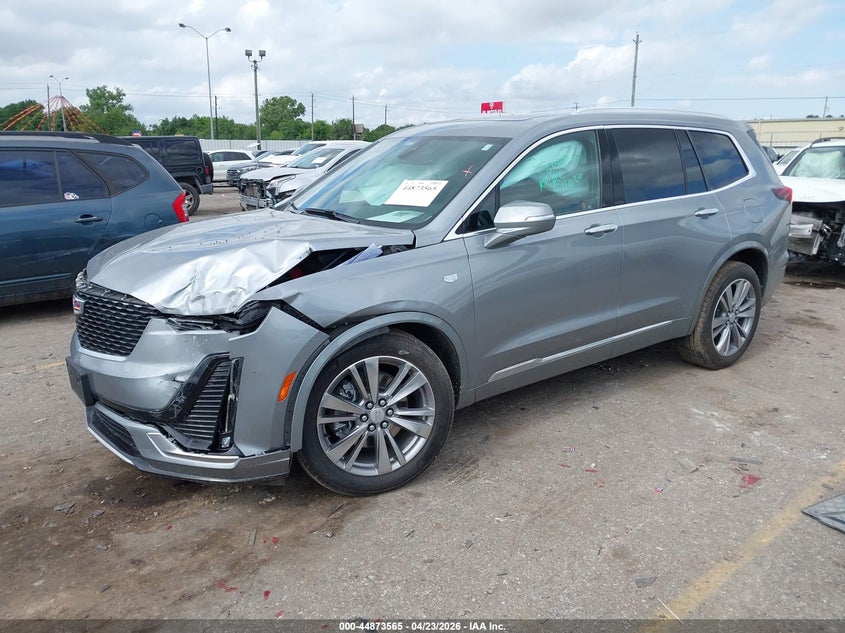 2025 Cadillac Xt6 VIN 1GYKPCRS0SZ121386 IAAI salvage auction — FRONT END, Salvage Title, sold $12,100 on 2026-07-22 (photo 2)