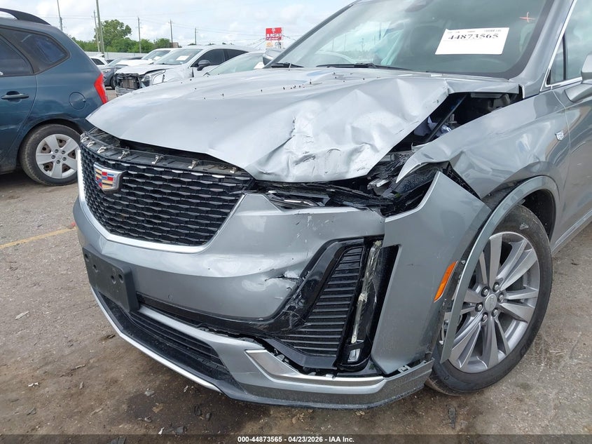 2025 Cadillac Xt6 VIN 1GYKPCRS0SZ121386 IAAI salvage auction — FRONT END, Salvage Title, sold $12,100 on 2026-07-22 (photo 6)