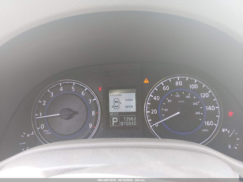 2013 Infiniti G VIN JN1CV6AP8DM304854 IAAI salvage auction — LEFT SIDE, Salvage (Louisiana), sold $2,500 on 2026-07-28 (photo 7)