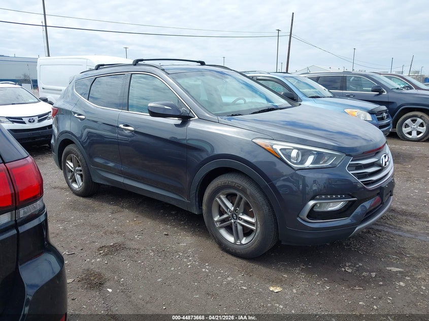 2017 Hyundai Santa fe VIN 5XYZUDLB2HG484484 IAAI salvage auction — REAR END, Mv-907A (New York), sold $2,250 on 2026-07-22 (photo 1)