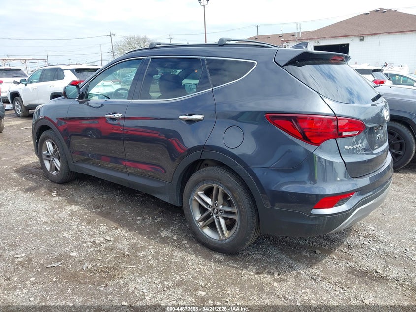 2017 Hyundai Santa fe VIN 5XYZUDLB2HG484484 IAAI salvage auction — REAR END, Mv-907A (New York), sold $2,250 on 2026-07-22 (photo 3)