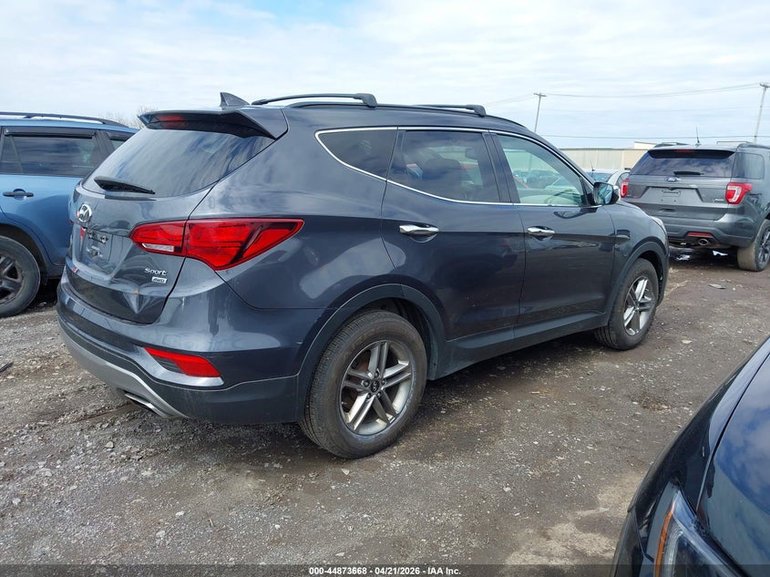 2017 Hyundai Santa fe VIN 5XYZUDLB2HG484484 IAAI salvage auction — REAR END, Mv-907A (New York), sold $2,250 on 2026-07-22 (photo 4)