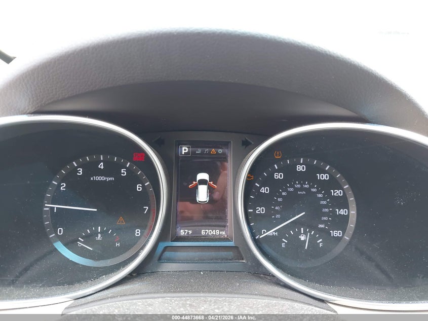 2017 Hyundai Santa fe VIN 5XYZUDLB2HG484484 IAAI salvage auction — REAR END, Mv-907A (New York), sold $2,250 on 2026-07-22 (photo 7)