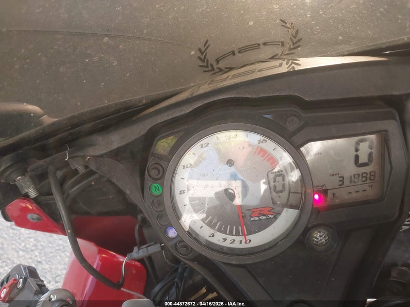 2008 Suzuki Gsx-r VIN JS1GN7EA582109624 IAAI salvage auction — RIGHT SIDE, Clear (Virginia), sold $1,300 on 2026-07-08 (photo 7)