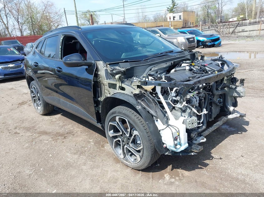 2025 Chevrolet Trax VIN KL77LJEP3SC004754 IAAI salvage auction — FRONT END, Salvage Title, sold $4,150 on 2026-07-16 (photo 1)