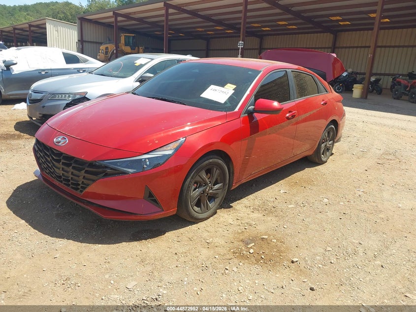 2023 Hyundai Elantra VIN KMHLM4AG3PU483664 IAAI salvage auction — REAR END, Wait Title, sold $4,450 on 2026-07-15 (photo 2)