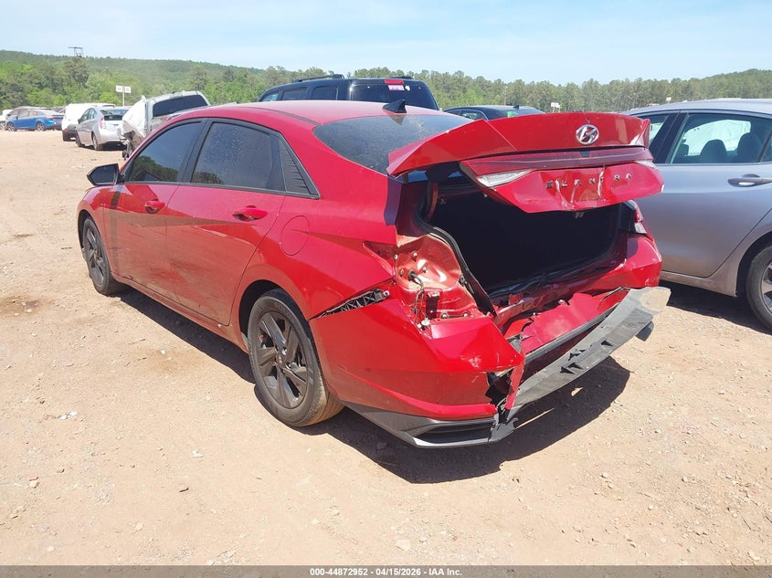2023 Hyundai Elantra VIN KMHLM4AG3PU483664 IAAI salvage auction — REAR END, Wait Title, sold $4,450 on 2026-07-15 (photo 3)