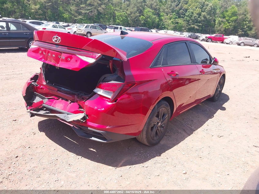 2023 Hyundai Elantra VIN KMHLM4AG3PU483664 IAAI salvage auction — REAR END, Wait Title, sold $4,450 on 2026-07-15 (photo 4)