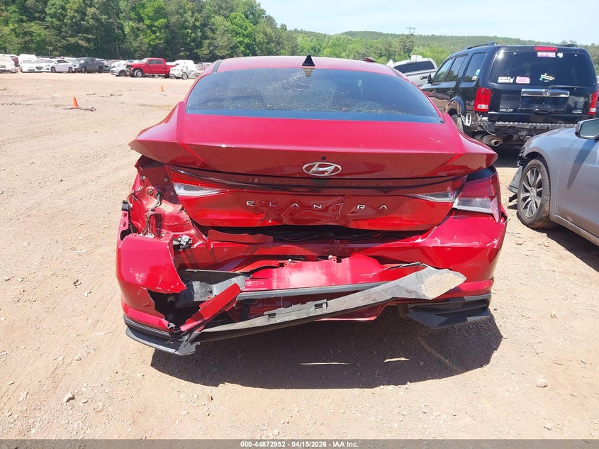 2023 Hyundai Elantra VIN KMHLM4AG3PU483664 IAAI salvage auction — REAR END, Wait Title, sold $4,450 on 2026-07-15 (photo 6)
