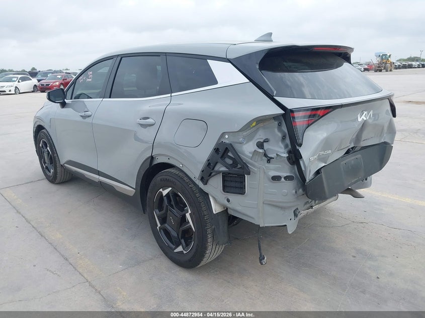 2026 Kia Sportage VIN 5XYK33DF5TG356006 IAAI salvage auction — REAR END, Original (Texas), sold $13,950 on 2026-07-13 (photo 3)