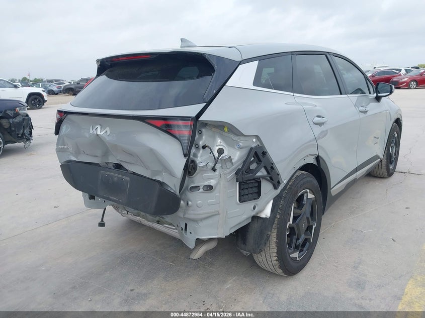 2026 Kia Sportage VIN 5XYK33DF5TG356006 IAAI salvage auction — REAR END, Original (Texas), sold $13,950 on 2026-07-13 (photo 4)
