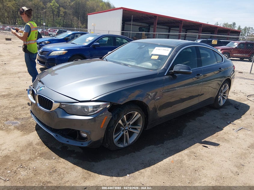 2019 BMW 4er VIN WBA4J3C53KBL10834 IAAI salvage auction — FRONT END, Salvage (West Virginia), sold $6,350 on 2026-07-09 (photo 2)