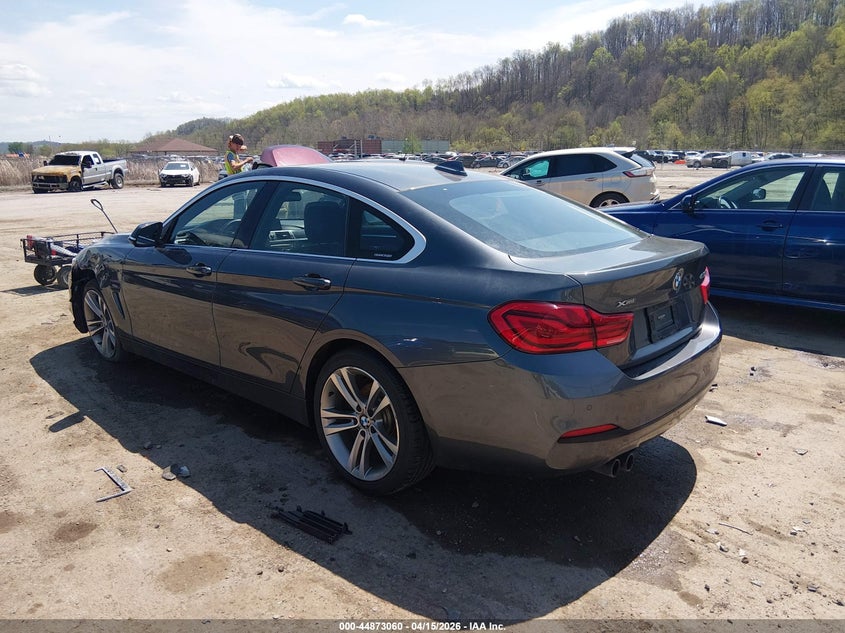 2019 BMW 4er VIN WBA4J3C53KBL10834 IAAI salvage auction — FRONT END, Salvage (West Virginia), sold $6,350 on 2026-07-09 (photo 3)
