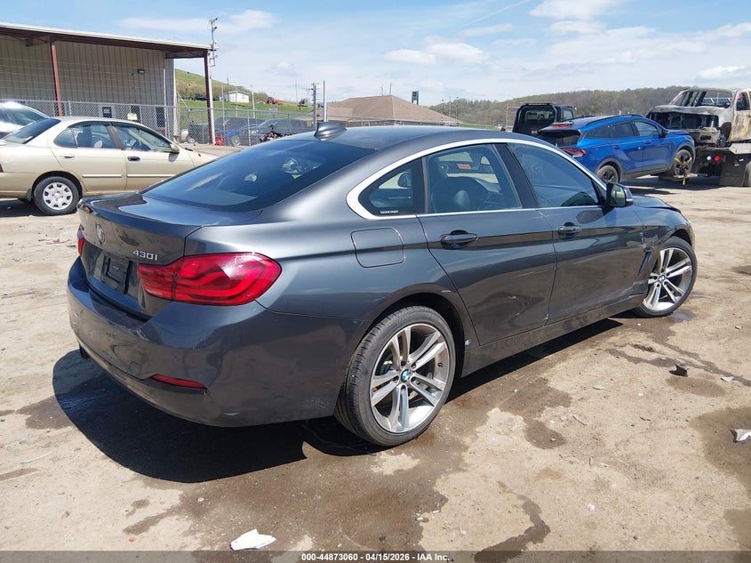 2019 BMW 4er VIN WBA4J3C53KBL10834 IAAI salvage auction — FRONT END, Salvage (West Virginia), sold $6,350 on 2026-07-09 (photo 4)