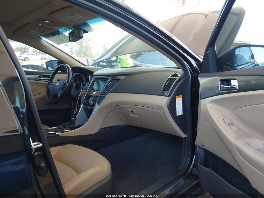 2014 Hyundai Sonata VIN KMHEC4A44EA115994 IAAI salvage auction — RIGHT FRONT, Wait Title, sold $1,800 on 2026-07-22 (photo 5)