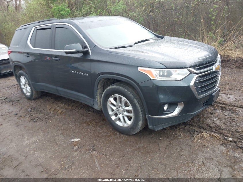 2019 Chevrolet Traverse VIN 1GNEVHKW5KJ317087 IAAI salvage auction — REAR END, Salvage (Ohio), sold $25 on 2026-07-31 (photo 1)