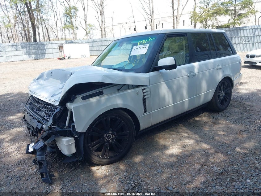2012 Land rover RANGE ROVER VIN SALMF1D45CA388143 IAAI salvage auction — UNKNOWN, Salvage Title, sold $475 on 2026-07-15 (photo 2)