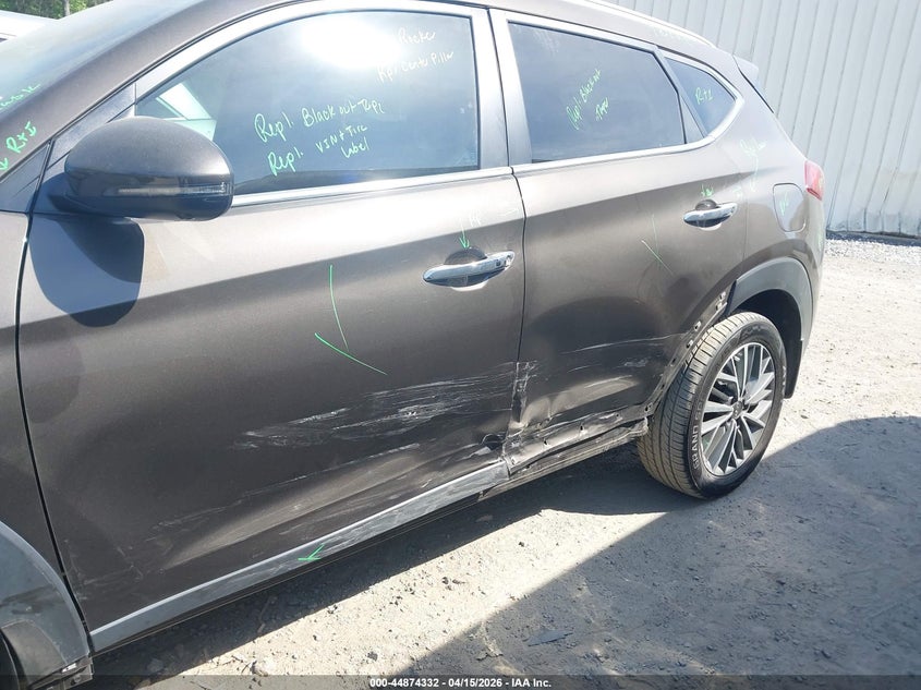 2019 Hyundai Tucson VIN KM8J33AL3KU014312 IAAI salvage auction — LEFT SIDE, Wait Title, sold $7,950 on 2026-07-14 (photo 6)