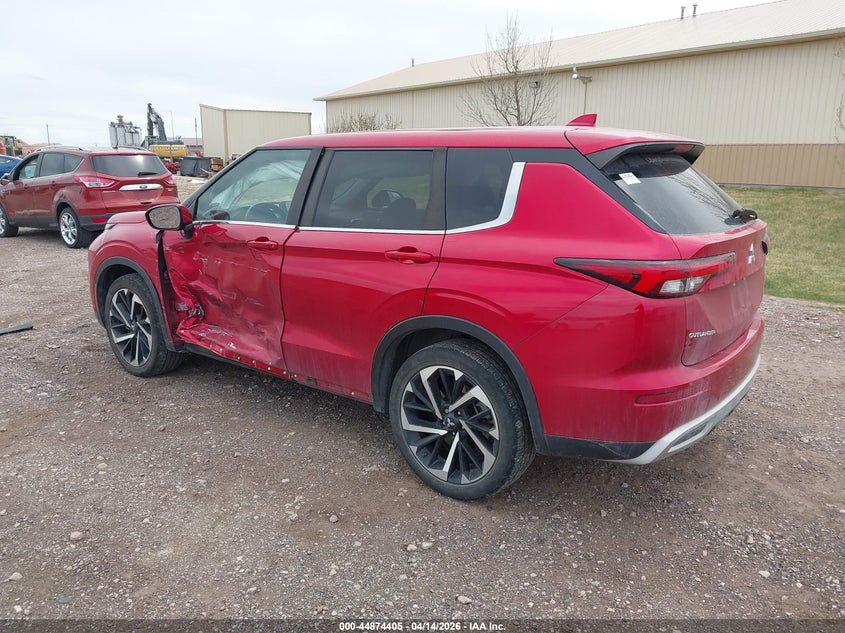 2022 Mitsubishi Outlander VIN JA4J4UA83NZ026724 IAAI salvage auction — LEFT SIDE, Wait Title, sold $7,025 on 2026-07-28 (photo 3)