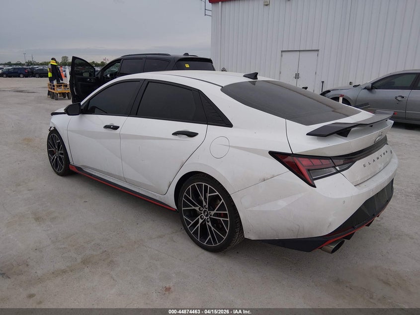 2023 Hyundai Elantra n VIN KMHLW4AKXPU015820 IAAI salvage auction — FRONT END, Salvage (Illinois), sold $5,950 on 2026-07-21 (photo 3)