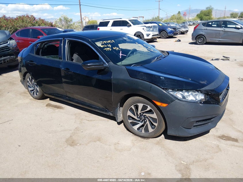2018 Honda Civic VIN SHHFK7H25JU207794 IAAI salvage auction — BIO HAZARD, Non-Repairable (Arizona), sold $2,350 on 2026-07-09 (photo 1)