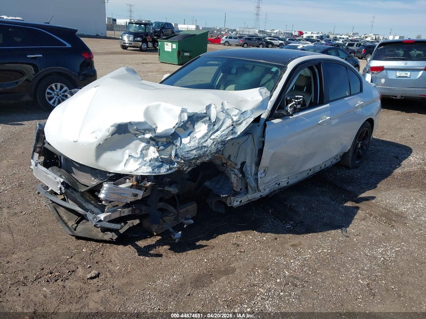 2015 BMW 3er VIN WBA3B5C51FP654210 IAAI salvage auction — FRONT END, Salvage (Illinois), sold $450 on 2026-08-05 (photo 2)