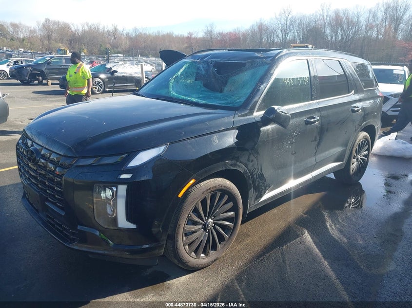 2025 Hyundai Palisade VIN KM8R7DGE8SU919182 IAAI salvage auction — UNKNOWN, Wait Title, sold $350 on 2026-07-30 (photo 2)
