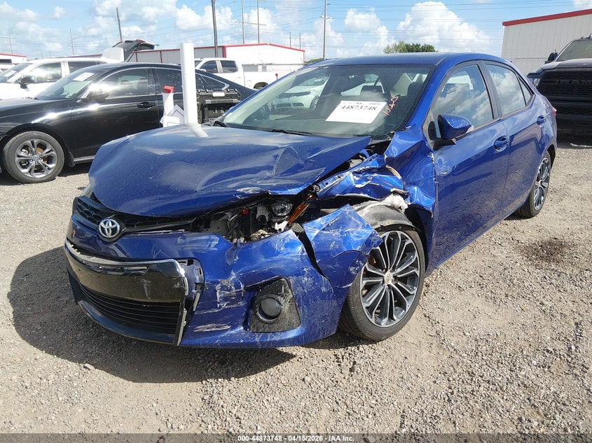 2014 Toyota Corolla VIN 5YFBURHEXEP049527 IAAI salvage auction — FRONT END, Wait Title, sold $3,400 on 2026-07-22 (photo 2)
