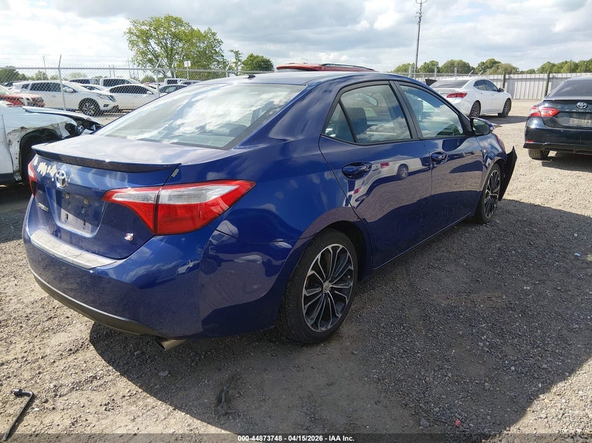 2014 Toyota Corolla VIN 5YFBURHEXEP049527 IAAI salvage auction — FRONT END, Wait Title, sold $3,400 on 2026-07-22 (photo 4)