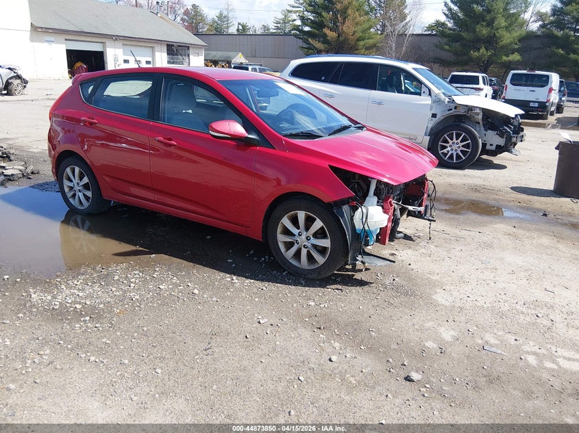 2014 Hyundai Accent VIN KMHCU5AEXEU175103 IAAI salvage auction — FRONT END, Salvage (New Hampshire), sold $375 on 2026-07-22 (photo 1)