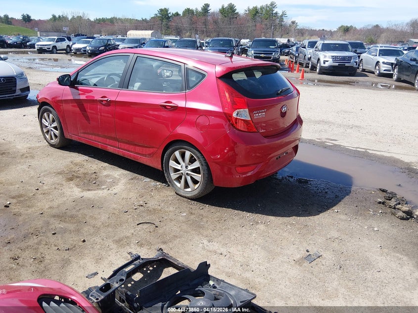 2014 Hyundai Accent VIN KMHCU5AEXEU175103 IAAI salvage auction — FRONT END, Salvage (New Hampshire), sold $375 on 2026-07-22 (photo 3)