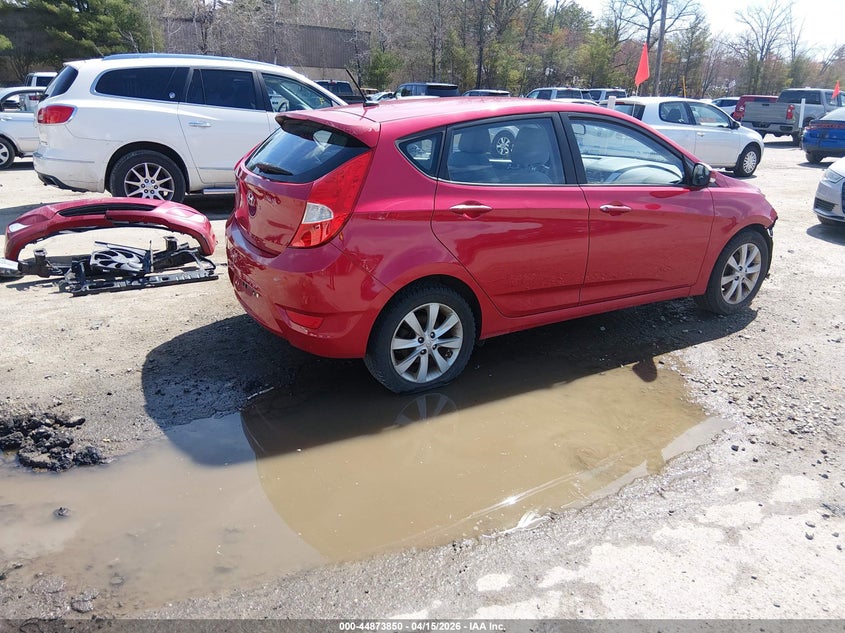 2014 Hyundai Accent VIN KMHCU5AEXEU175103 IAAI salvage auction — FRONT END, Salvage (New Hampshire), sold $375 on 2026-07-22 (photo 4)