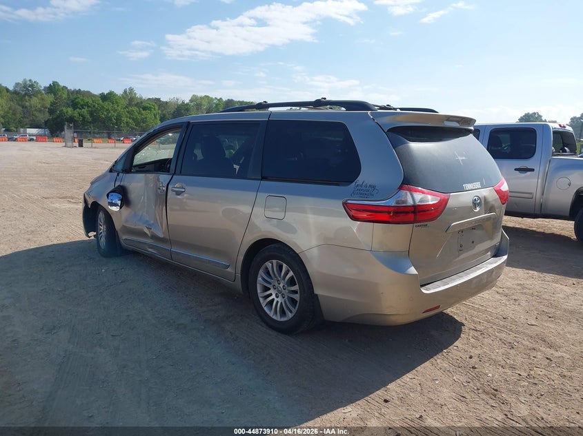 2015 Toyota Sienna VIN 5TDYK3DC8FS679511 IAAI salvage auction — LEFT FRONT, Wait Title, sold $3,950 on 2026-07-15 (photo 3)