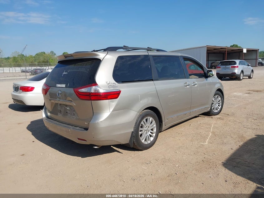 2015 Toyota Sienna VIN 5TDYK3DC8FS679511 IAAI salvage auction — LEFT FRONT, Wait Title, sold $3,950 on 2026-07-15 (photo 4)