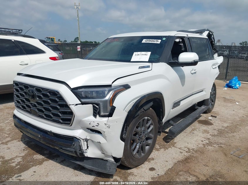 2026 Toyota Sequoia VIN 7SVAAABA3TX077704 IAAI salvage auction — REAR END, Salvage (Texas), sold $24,450 on 2026-07-27 (photo 2)