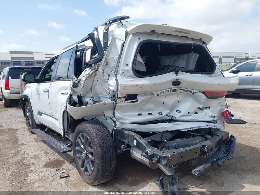 2026 Toyota Sequoia VIN 7SVAAABA3TX077704 IAAI salvage auction — REAR END, Salvage (Texas), sold $24,450 on 2026-07-27 (photo 3)